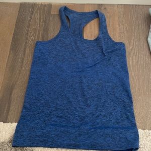 Blue lululemon tank